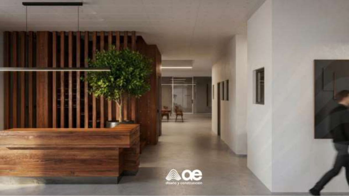 Recepci&oacute;n y hall de acceso del Centro de Innovaci&oacute;n
